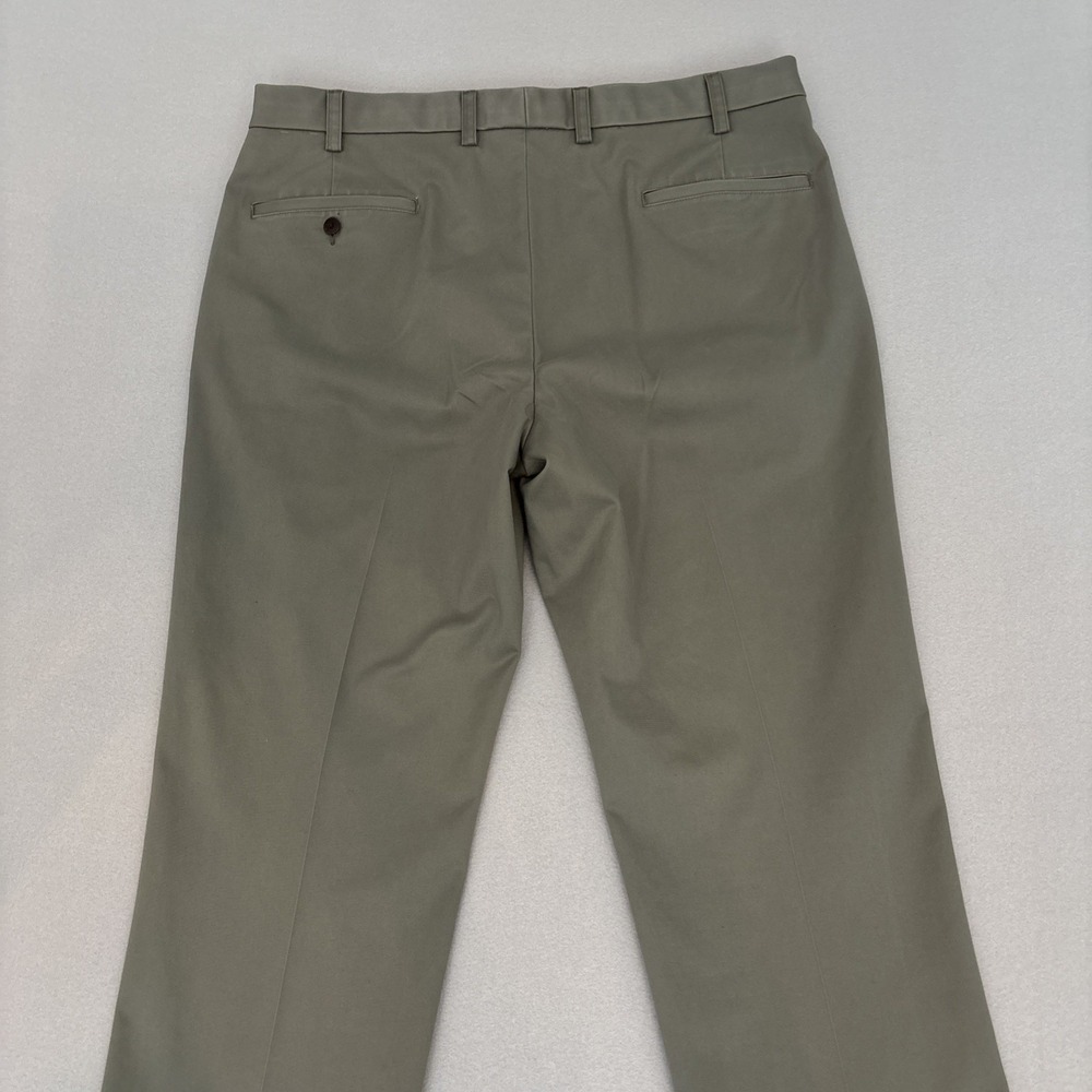 NEW Orvis 38x32 TAUPE STRETCH Twill Pants Mens Flat Front Straight Leg FAST Ship - Picture 6 of 6